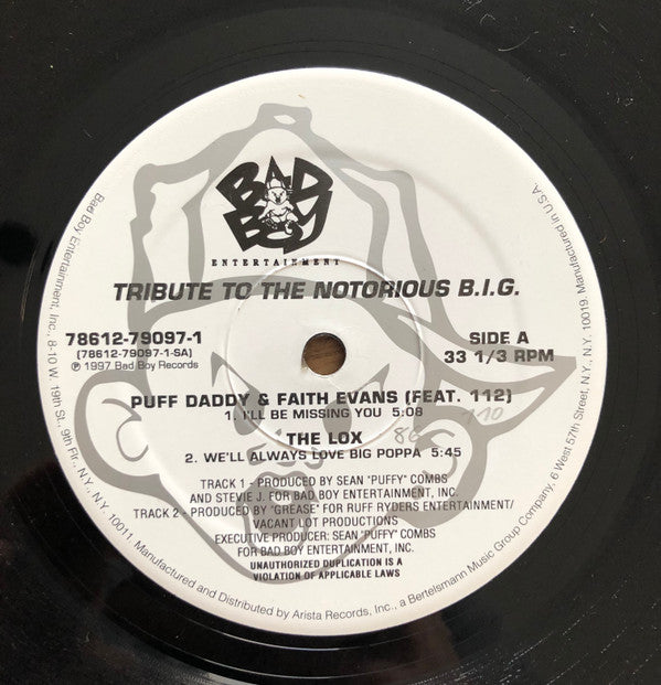 Release: Tribute To The Notorious B.I.G.-Vinyl-US-1997-78612-79097-1-9375990