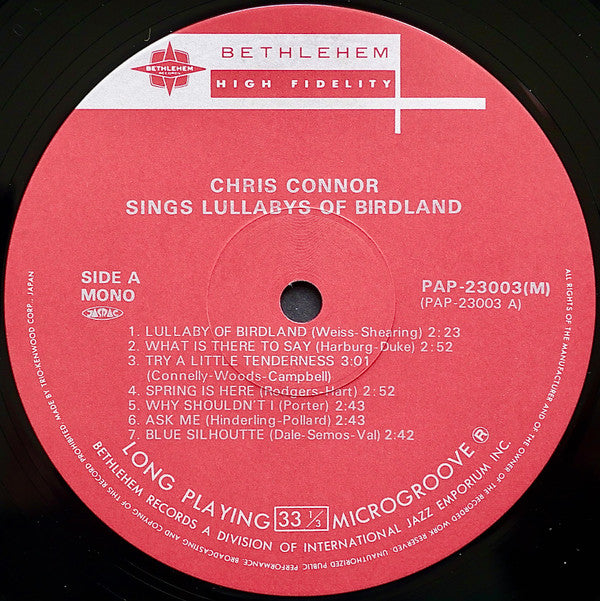 Sings Lullabys Of Birdland