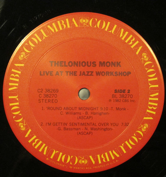 Live At The Jazz Workshop