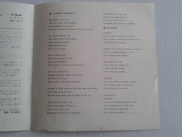 A Lover's Concerto / Yesterday