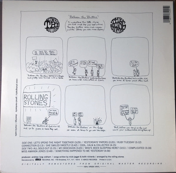 Release: Between The Buttons-Vinyl-US-1986-74991, PS 499-3126650