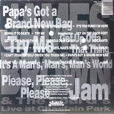 Release: Live At Chastain Park-Vinyl-UK & Europe-1988-JAM 1984-3058437