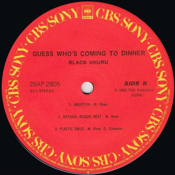 Guess Who's Coming To Dinner