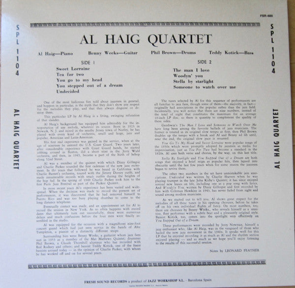Al Haig Quartet
