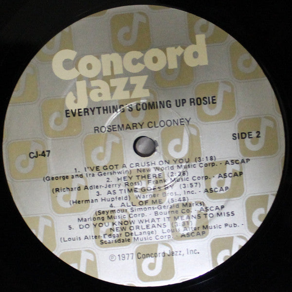 Everything's Coming Up Rosie