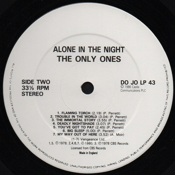 Alone In The Night