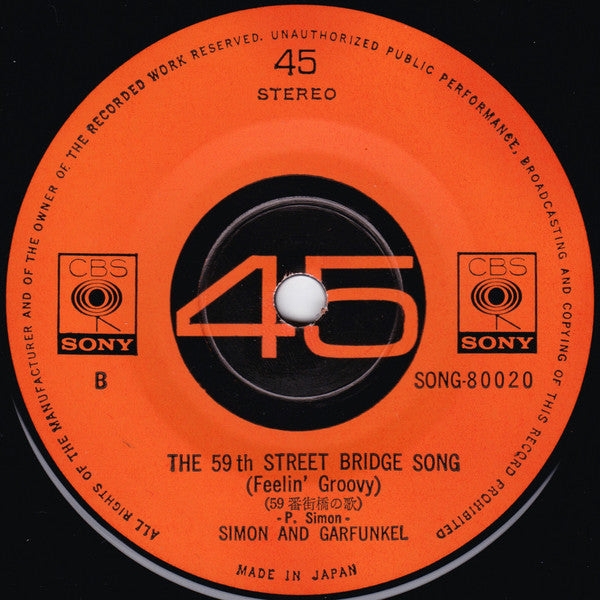 Scarborough Fair/Canticle/ 	The 59th Street Bridge Song (Feelin' Groovy)