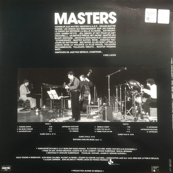 Master Release: Masters by René Urtreger