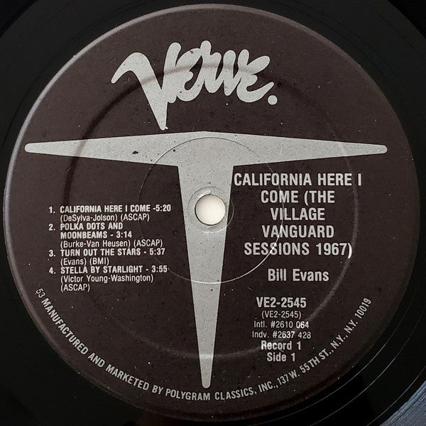 Release: California Here I Come-Vinyl-US-1982-VE2-2545-2187071
