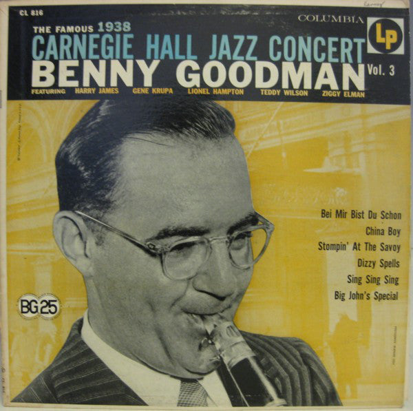 Master Release: The Famous 1938 Carnegie Hall Jazz Concert Vol.3 by Benny Goodman