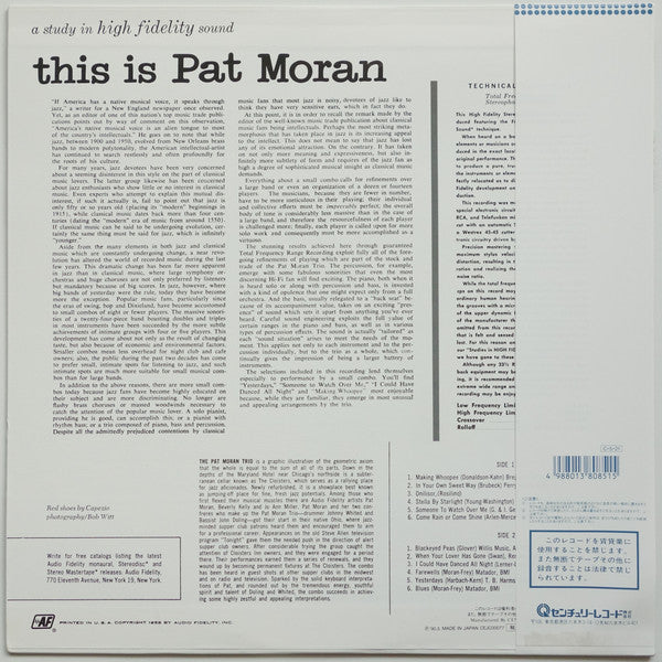Release: This Is Pat Moran-Vinyl-Japan-1990-CEJC00077-9115997