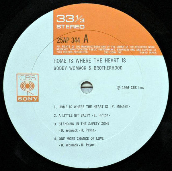 Release: Home Is Where The Heart Is-Vinyl-Japan-1977-25AP 344-1803462