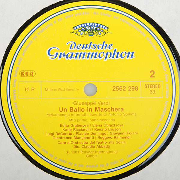 Un Ballo In Maschera = Ein Maskenball = Un Bal Masqué