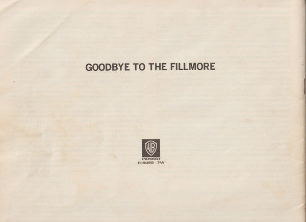 Fillmore - The Last Days