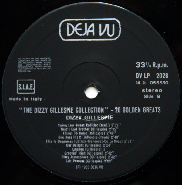 The Dizzy Gillespie Collection - 20 Golden Greats