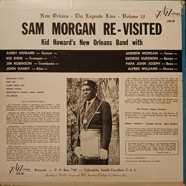 Master Release: Sam Morgan Re-Visited by Kid Howard's New Orleans Band