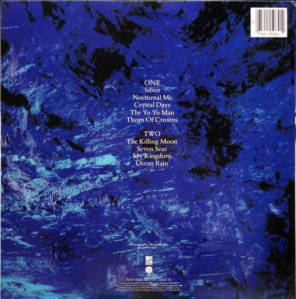 Release: Ocean Rain-Vinyl-US-1984-9 25084-1, 1-25084, none-7443417