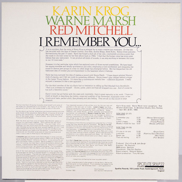 I Remember You...