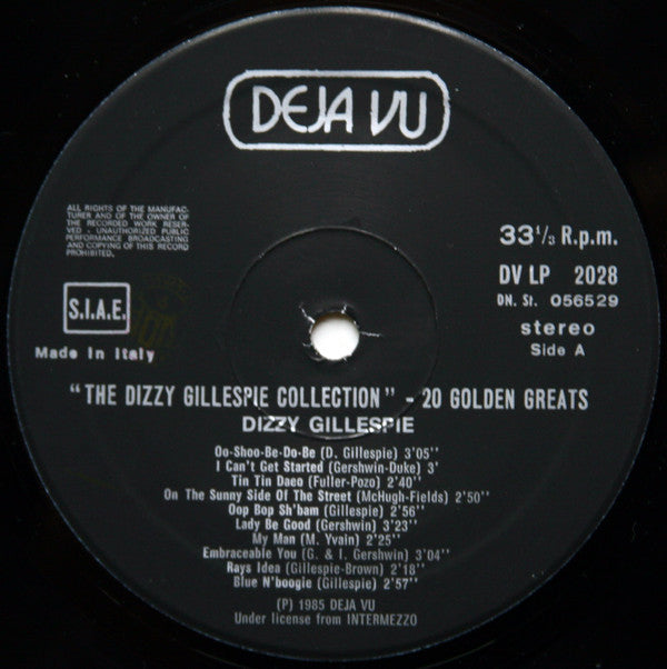 The Dizzy Gillespie Collection - 20 Golden Greats