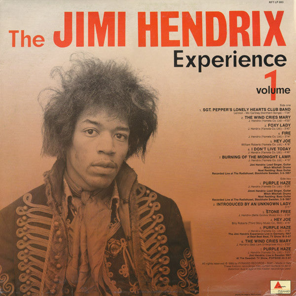 Master Release: The Wild Man Of Pop Plays - Volume 1 by The Jimi Hendrix Experience