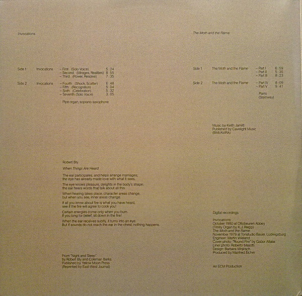 Invocations / The Moth And The Flame