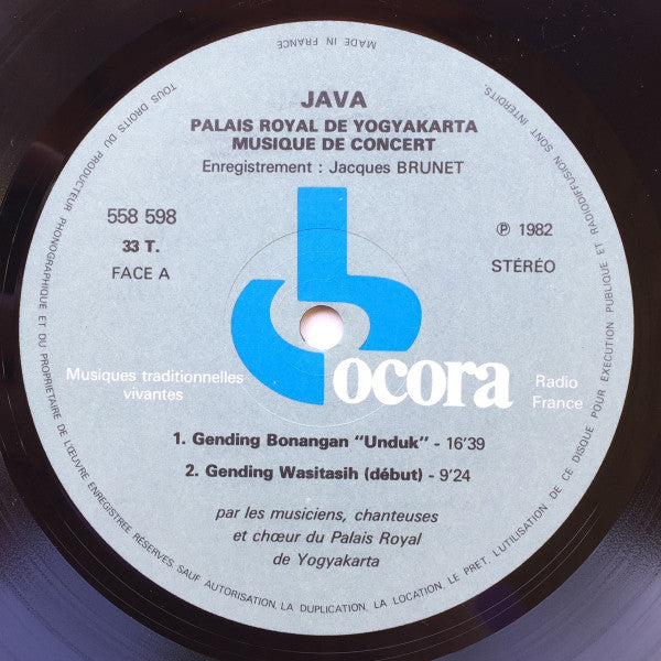 Java (Palais Royal De Yogyakarta - Musique De Concert)