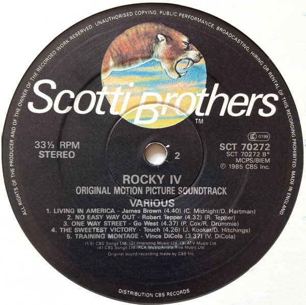 Rocky IV - Original Motion Picture Soundtrack