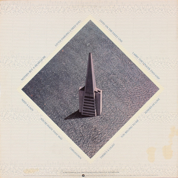 Release: Livin' On The Fault Line-Vinyl-US-1977-BSK 3045-3959824