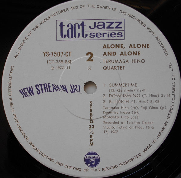 Alone, Alone And Alone