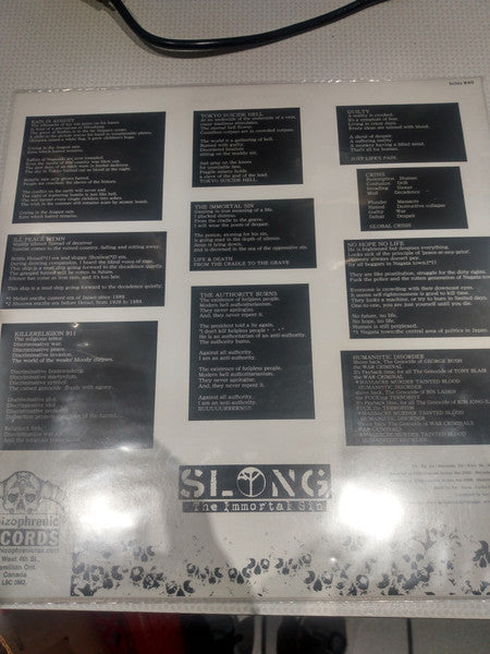 Release: The Immortal Sin-Vinyl-Canada-2009-Schiz #40, #40-2102160