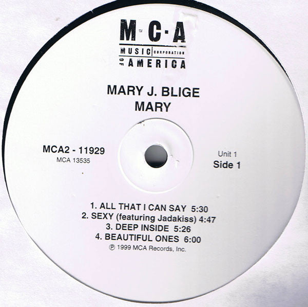 Release: Mary-Vinyl-US-1999-MCA2-11929-1594548