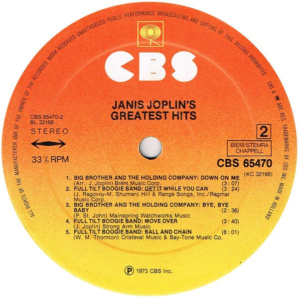 Janis Joplin's Greatest Hits