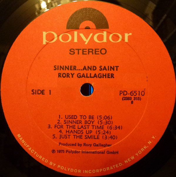 Sinner....And Saint