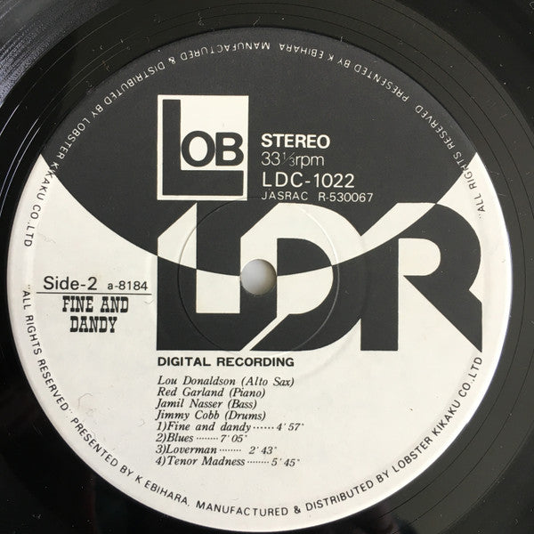 Fine And Dandy Live In Digital Recording