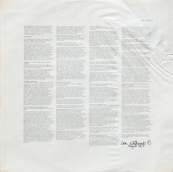 Under The Ragtime Moon