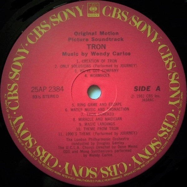 Tron - Original Motion Picture Soundtrack = トロン　オリジナル・サウンドトラック盤
