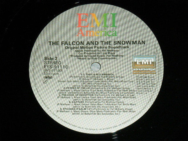 The Falcon And The Snowman (Original Motion Picture Soundtrack)