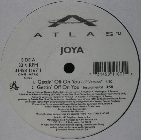 Master Release: Gettin' Off On You by Joya