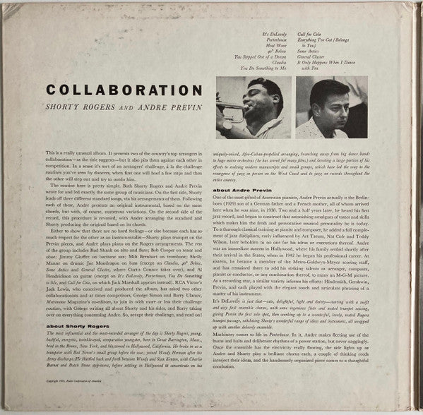 Master Release: Collaboration by Shorty Rogers