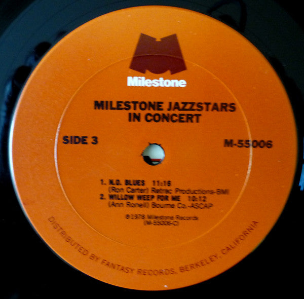 Milestone Jazzstars In Concert