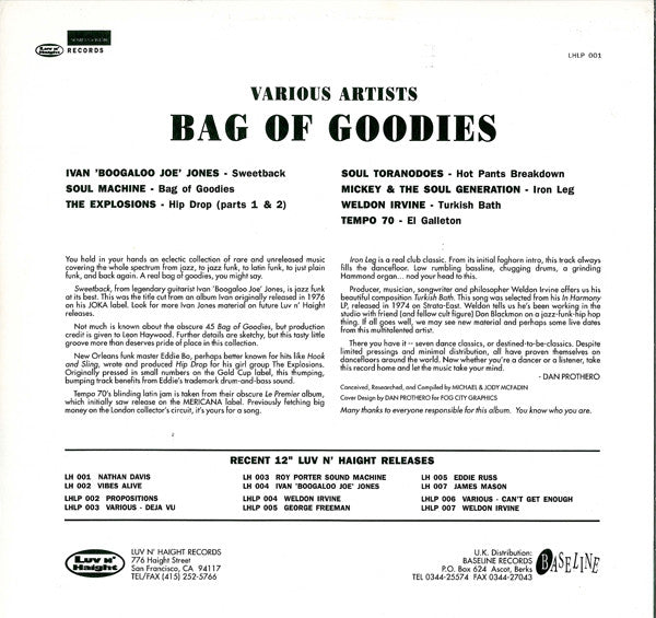 Master Release: Bag Of Goodies by Various