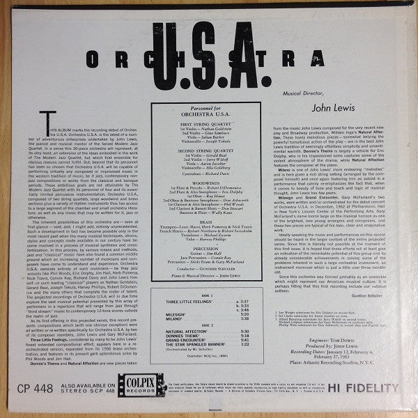 Release: Debut-Vinyl-US-1963-CP 448-5641167