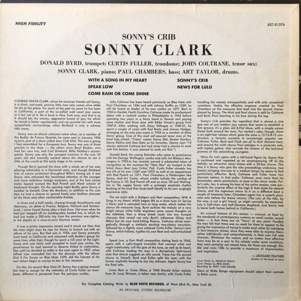 Master Release: Sonny's Crib by Sonny Clark