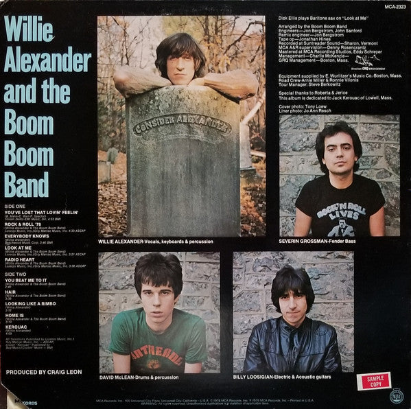 Release: Willie Alexander And The Boom Boom Band-Vinyl-US-1978-MCA-2323-2079355