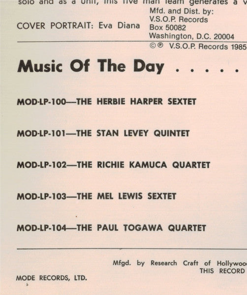 Frank Rosolino Quintet