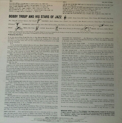 Bobby Troup And His Stars Of Jazz