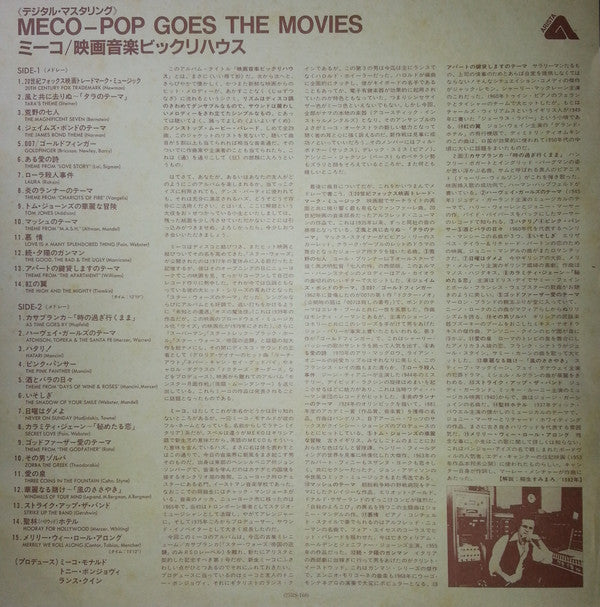 Master Release: Pop Goes The Movies by Meco Monardo