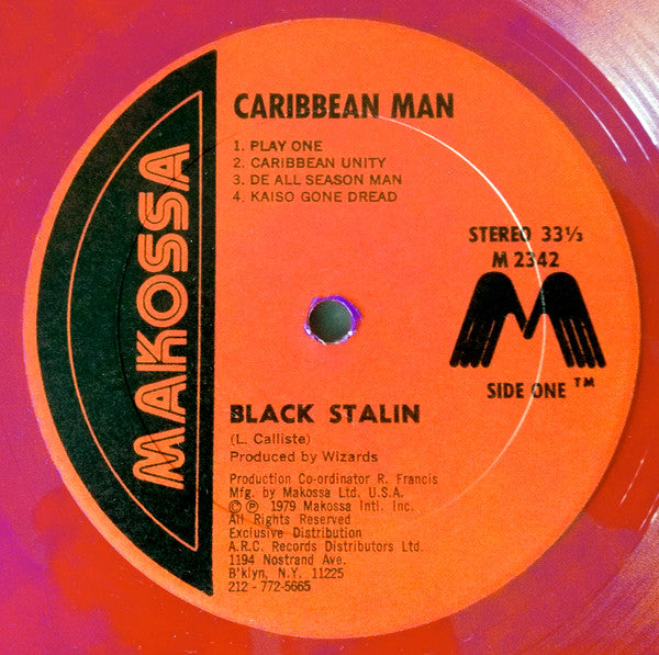 Master Release: To The Caribbean Man by Black Stalin