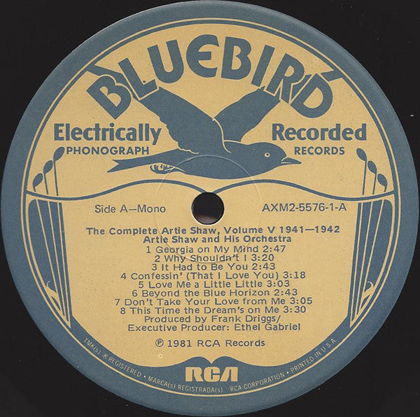 The Complete Artie Shaw Volume V, 1941-1942