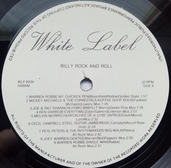 Rock And Roll Billy